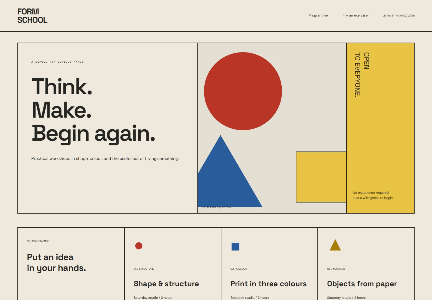 Bauhaus Workshop desktop reference