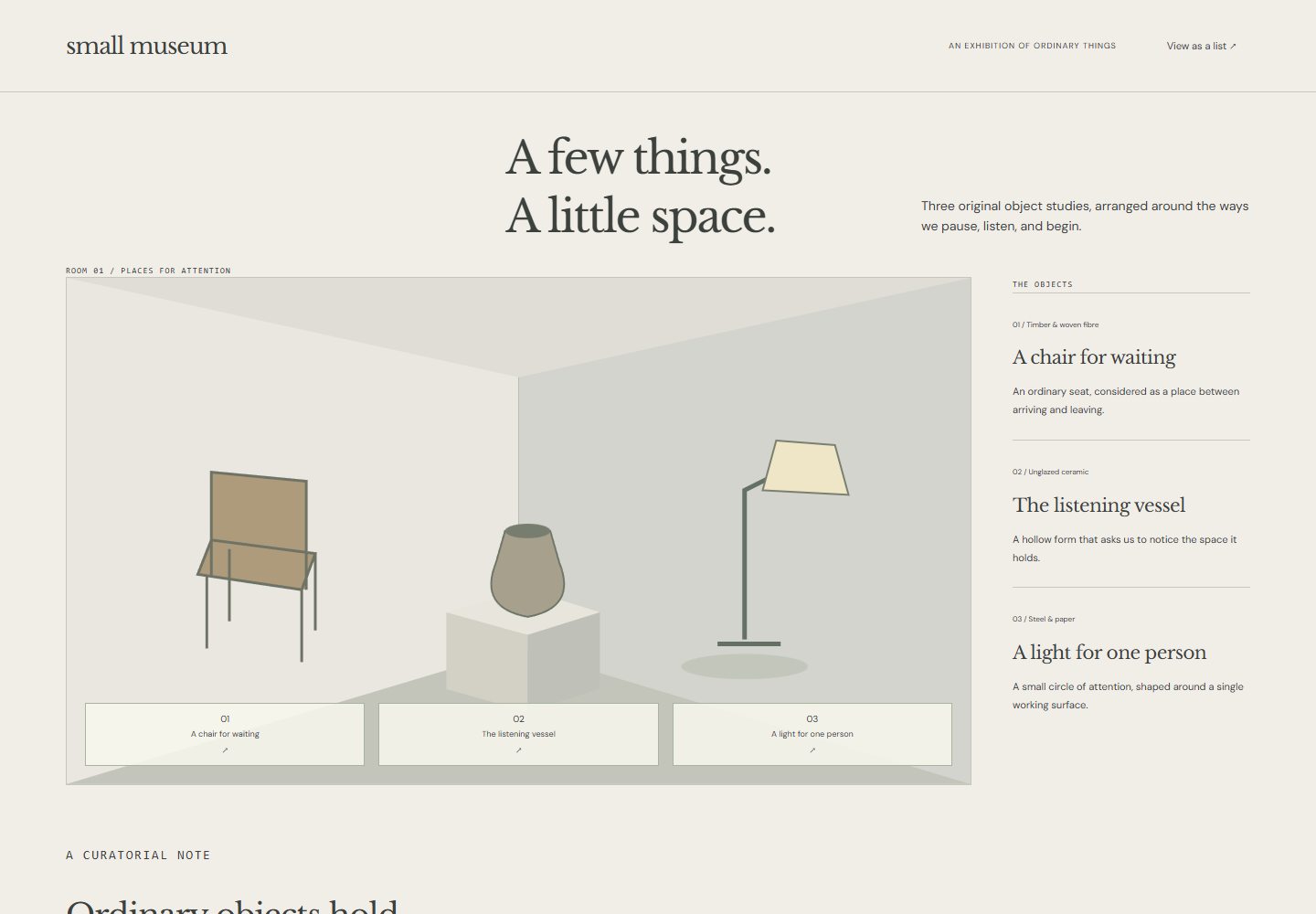 Spatial Gallery desktop reference