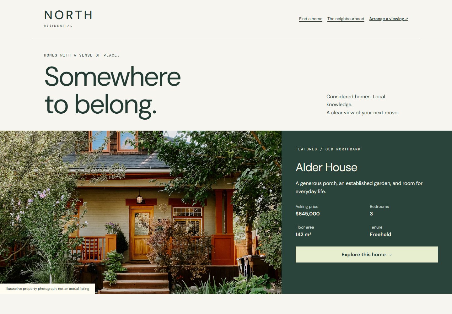 Property Listing desktop reference