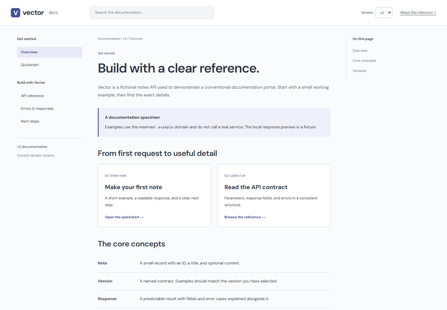 Modern Docs Portal desktop reference