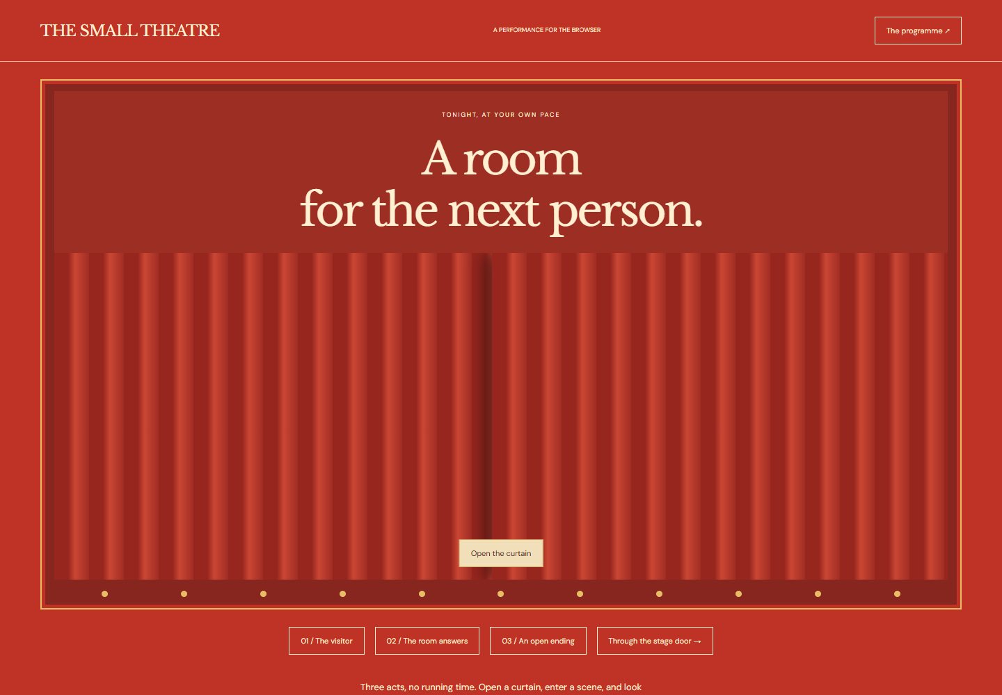 Curtain Bureau desktop reference